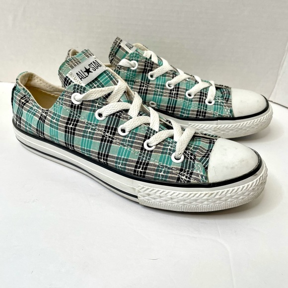 Converse Other - SOLD Converse All Star Plaid Sneakers Low Top Kids Unisex size 4